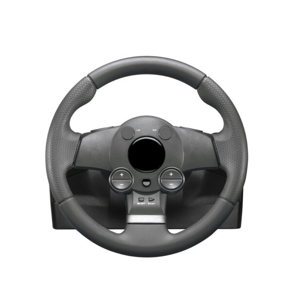 Pro Black Leather Steering Wheel